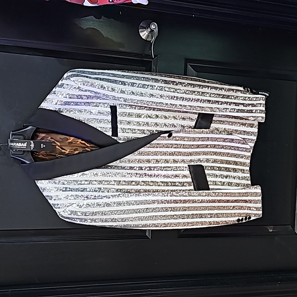 Men's White and gold Sequins Blazer